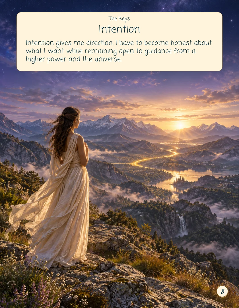 Intention · Book page 8