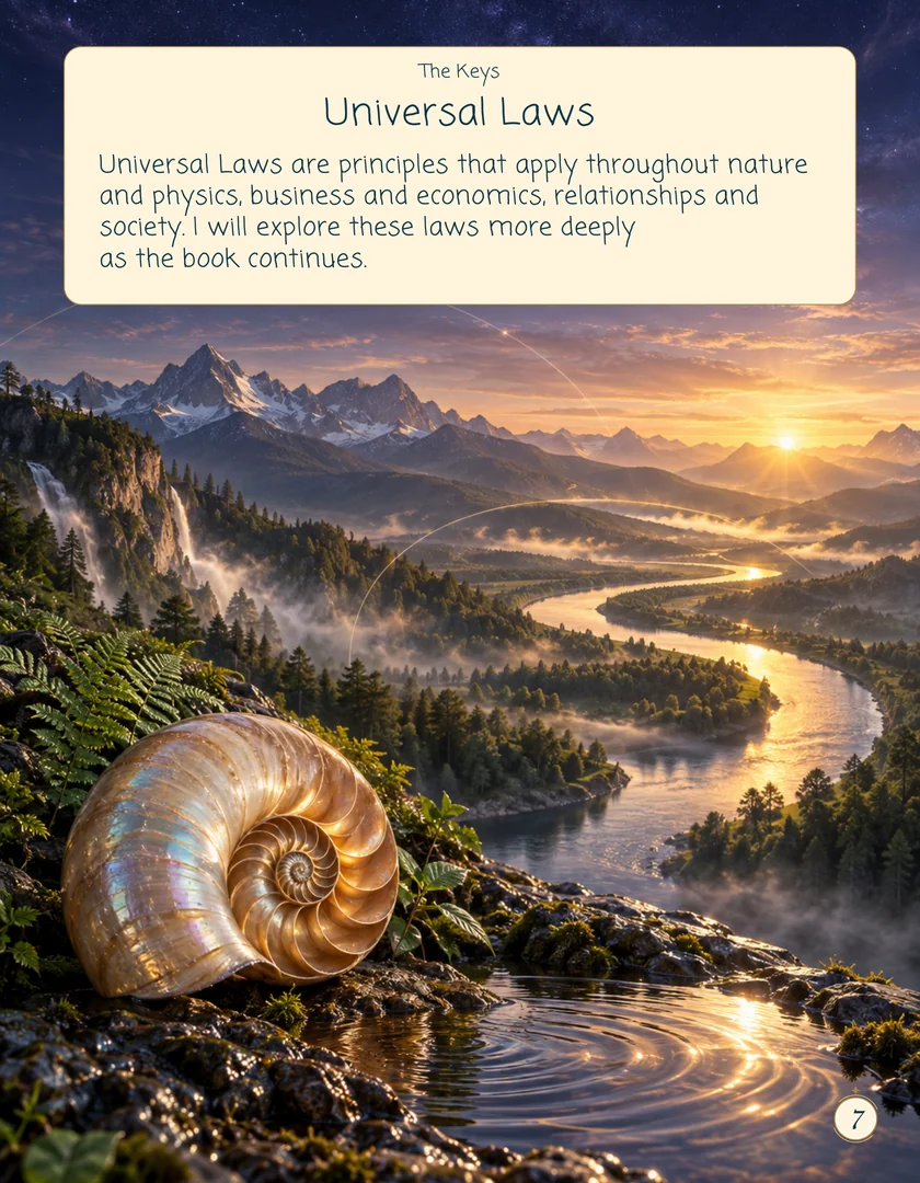 Universal Laws · Book page 7
