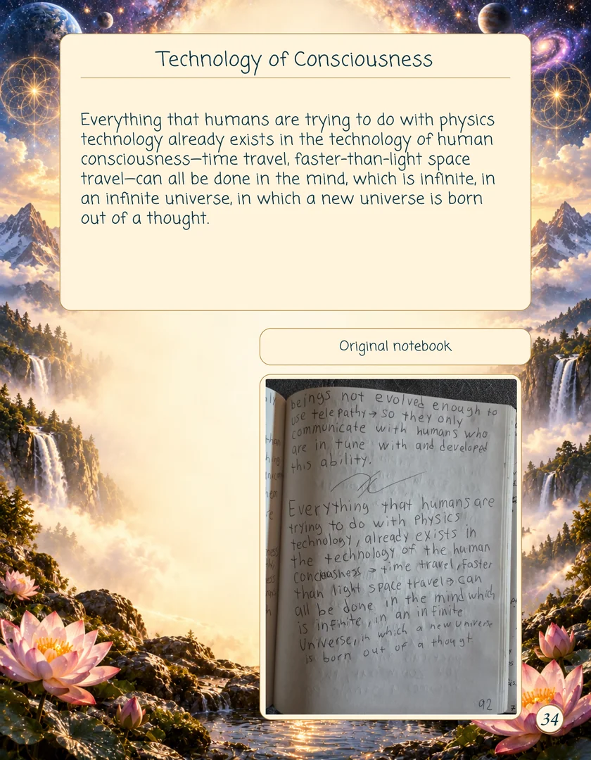 Technology of Consciousness · Book page 34