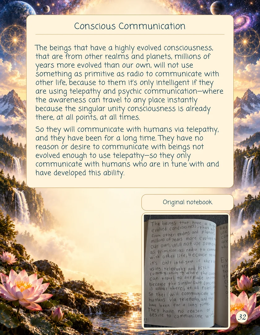 Conscious Communication · Book page 32